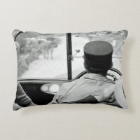 View Through French Bus Window 1939 France