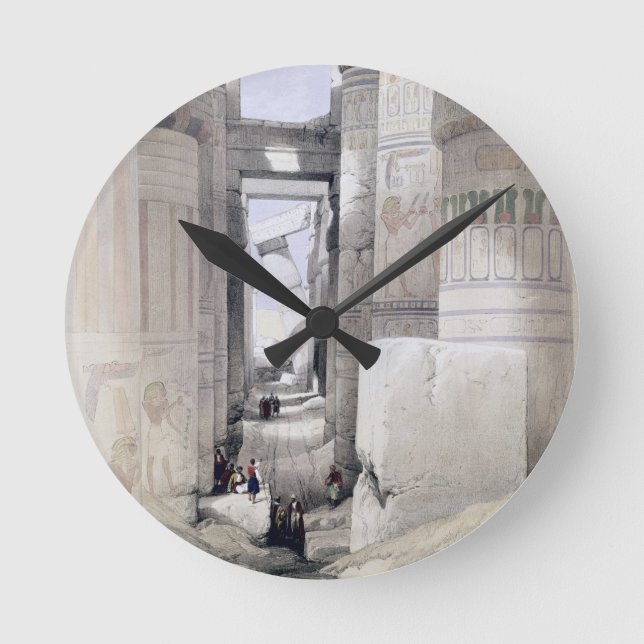 View through the Hall of Columns, Karnak, from "Eg Round Clock (Front)