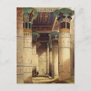 View under the Grand Portico, Philae Postcard