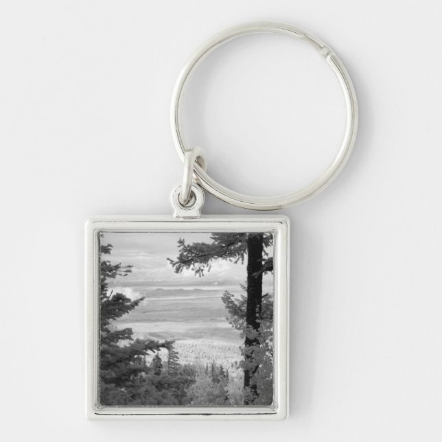 View west from crest of Sandia, Mountains, Keychain (Front)