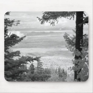 View west from crest of Sandia, Mountains, Mouse Pad