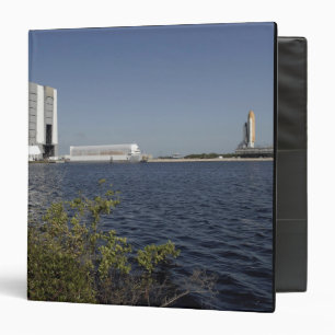 Viewed across the basin, Space Shuttle Atlantis Binder