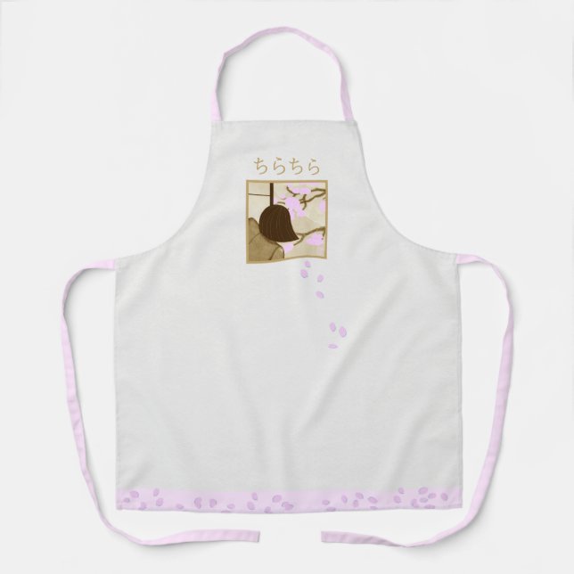 Viewing Cherry Blossoms Apron (Front)