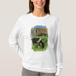 Viewing horses in a field in the Palouse 2 T-Shirt