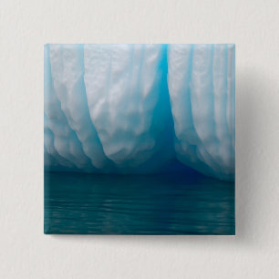 Viewing icebergs in blue in the Errera Channel 2 Inch Square Button