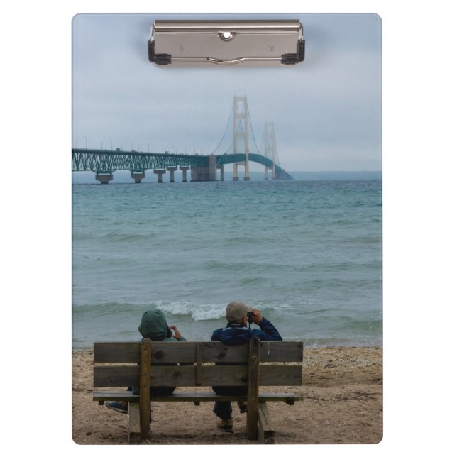 Viewing Mackinac Bridge Clipboard (Front)