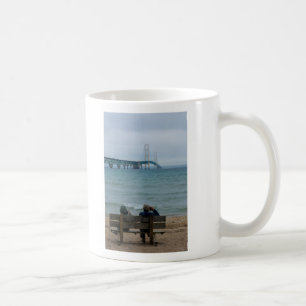 Viewing Mackinac Bridge Coffee Mug