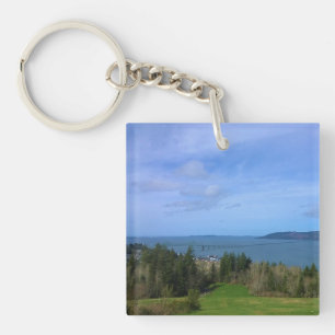 Views from the Astoria Column, Oregon Keychain