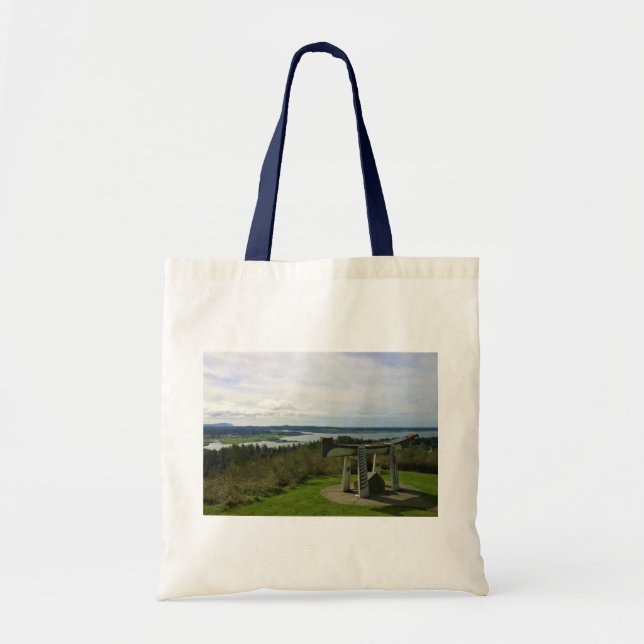 Views from the Astoria Column, Oregon Tote Bag (Front)