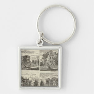 Views in Maywood, Cook County, Illinois Keychain