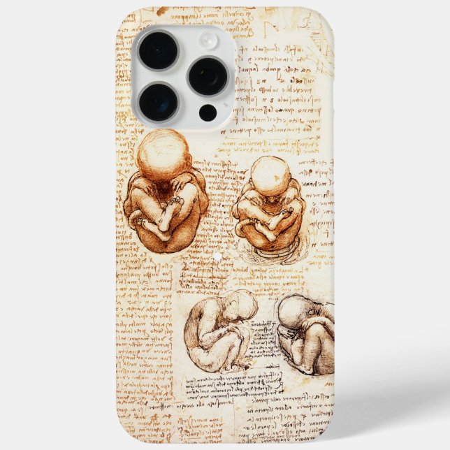 Views of a Fetus in the Womb,Ob-Gyn Medical Case-Mate iPhone Case (Back)