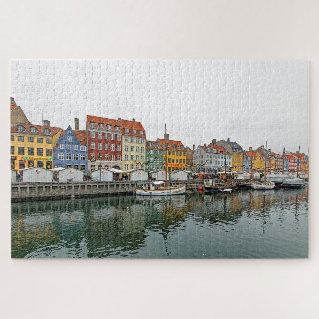 Views of Copenhagen. Nyhavn. P. 3. Jigsaw Puzzle (Horizontal)