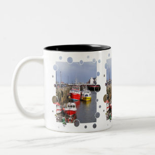 VIEWS OF ENGLAND Two-Tone COFFEE MUG