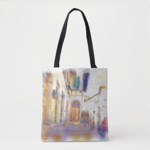 Views of Florence made in artistic watercolor Tote Bag