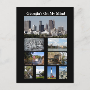 Views of Georgia Postcard