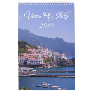Views Of Italy Wall Calendar