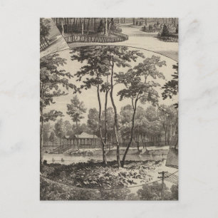 Views of Merriam Park, Kansas Postcard