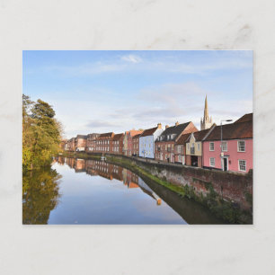 Views of Norwich Cathedral and River Wensum Postcard