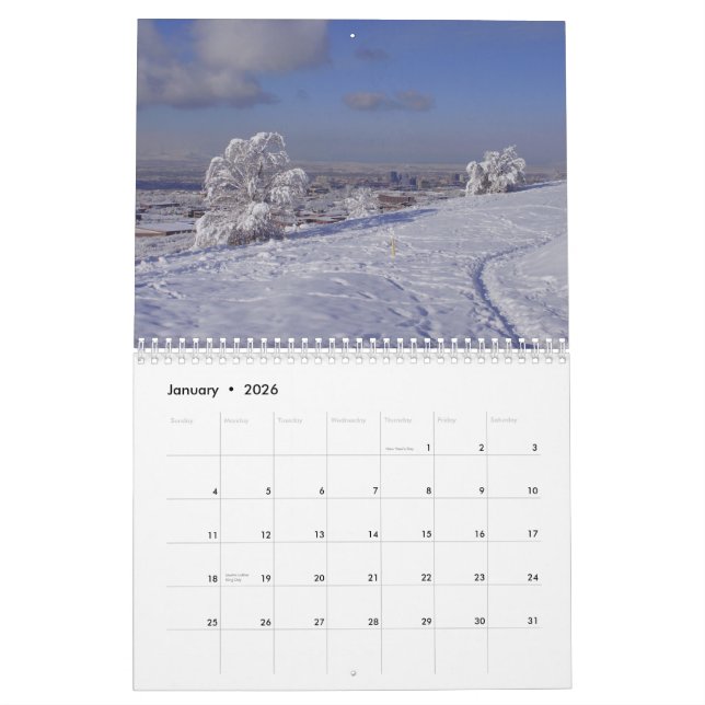 Views of Salt Lake City - 2014 Calendar (Jan 2026)