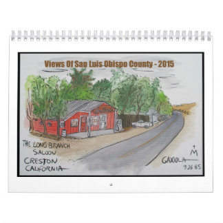Views of San Luis Obispo County Calendar