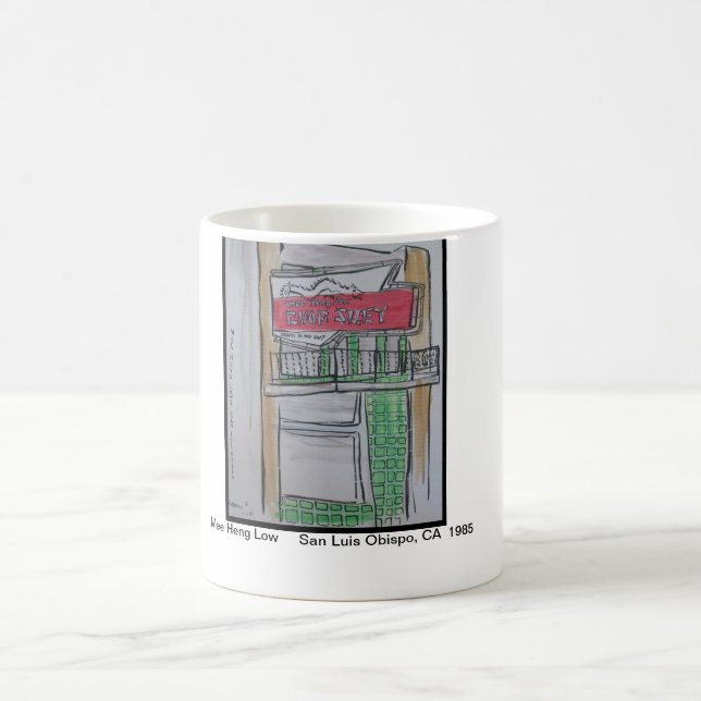Views Of San Luis Obispo, Mee Heng Low Coffee Mug (Center)