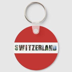 Views of Switzerland Keychain