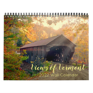 Views of Vermont 2022 Wall Calendar