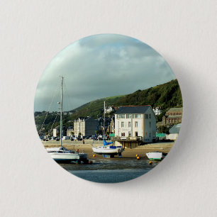 VIEWS OF WALES 2 INCH ROUND BUTTON