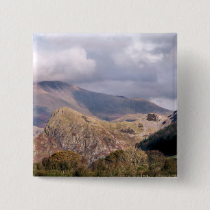 VIEWS OF WALES 2 INCH SQUARE BUTTON