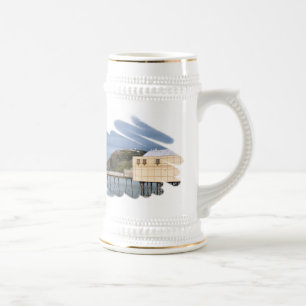 VIEWS OF WALES BEER STEIN