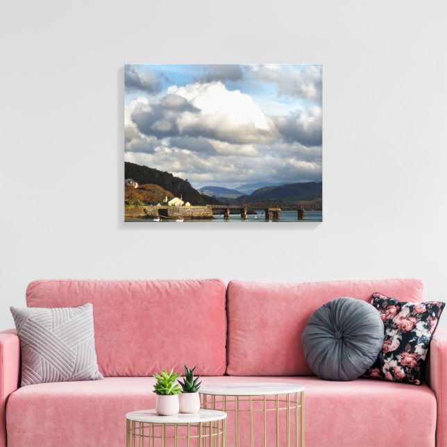VIEWS OF WALES CANVAS PRINT (Insitu(LivingRoom))