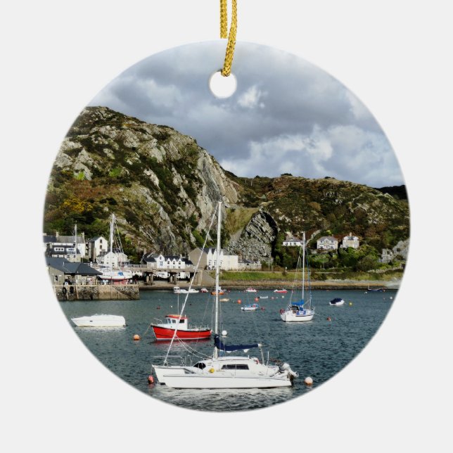 VIEWS OF WALES CERAMIC ORNAMENT (Front)