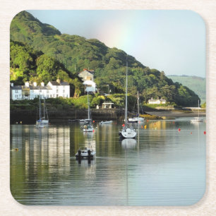 VIEWS OF WALES SQUARE PAPER COASTER