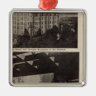 Views, Seattle Metal Ornament