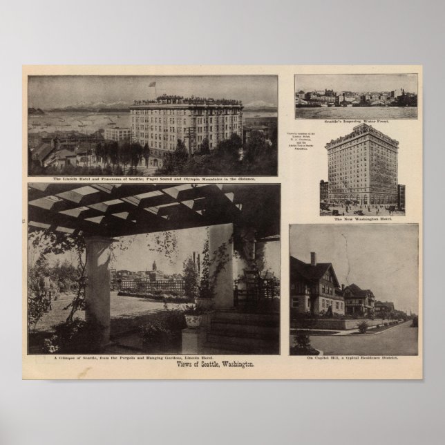 Views, Seattle Poster (Front)