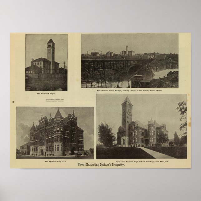 Views, Spokane's prosperity Poster (Front)