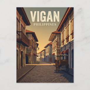 Vigan Calle Crisologo Philippines Postcard