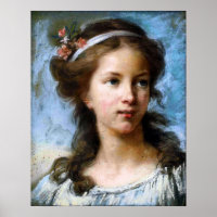 Vigée Le Brun - Portrait Of Young Girl