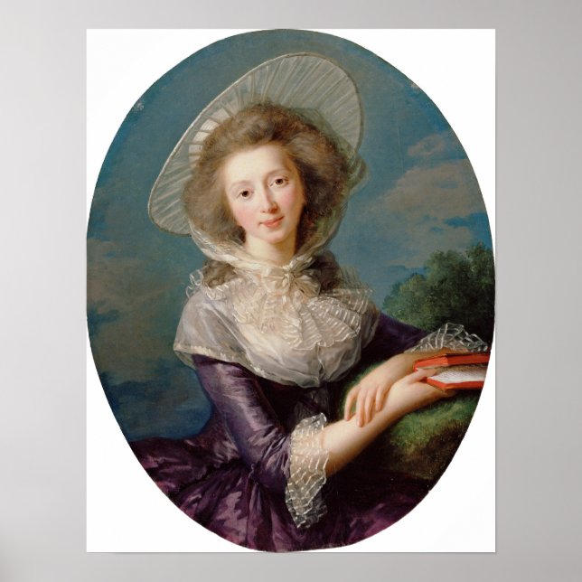 Vigée Le Brun - Vicomtesse De Vaudreuil Poster (Front)