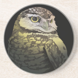 Vigilant Digital Owl Coaster