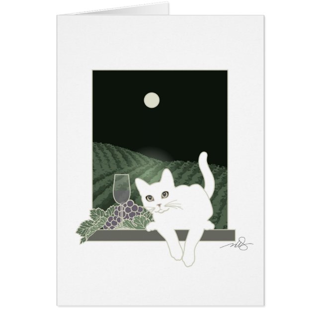 Vigne, Clair de Lune et Chat Blanc (Front)