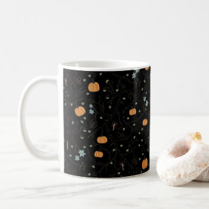 Vigne effrayante pour Halloween Noir Coffee Mug