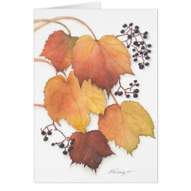 Vigne en automne (Devant)