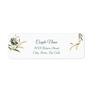 Vigne florale monogramme vintage