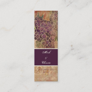 Vignoble de raisin vieilli Faire-part de mariage