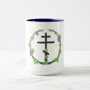 Vignoble du Lord Grand Coffee Mug à deux tons