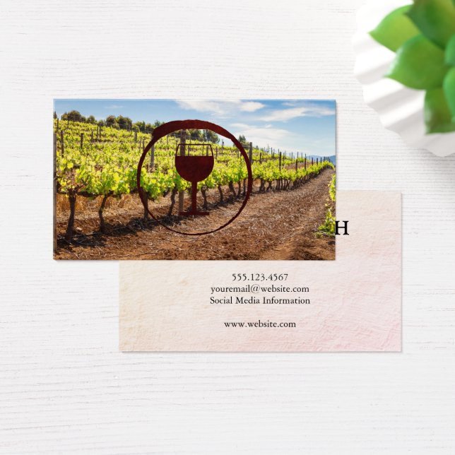 Vignoble | Logo Verre Vin (Bureau)