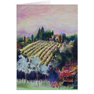 Vignoble toscan d'AQUARELLE de Le Docce Villa