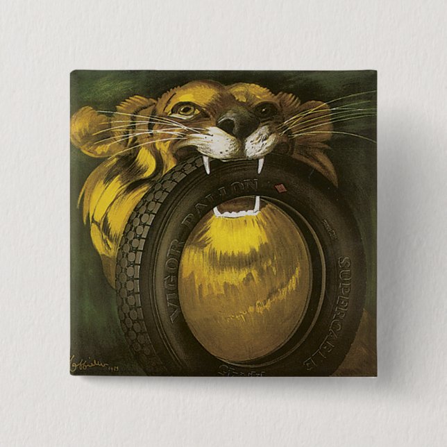 Vigour 2 Inch Square Button (Front)