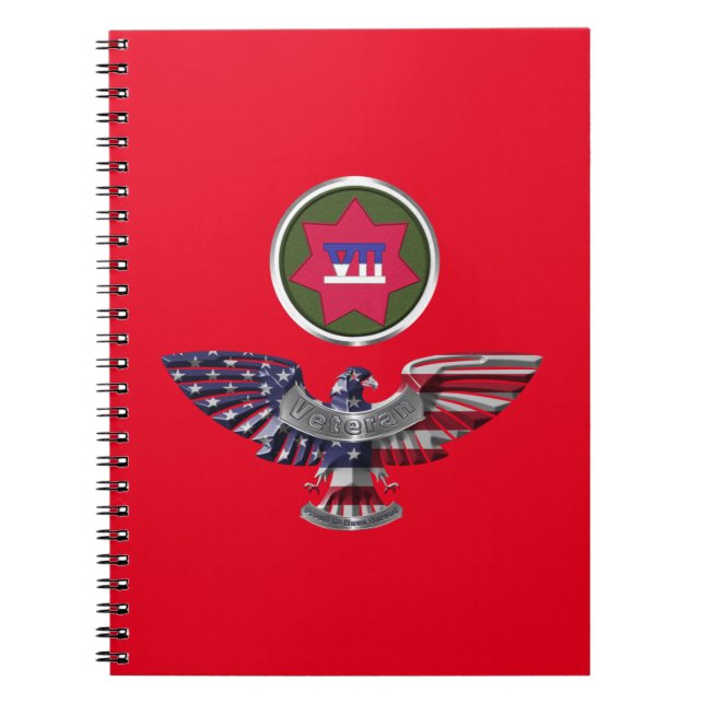 VII Armored Corps Eagle Notebook (Front)